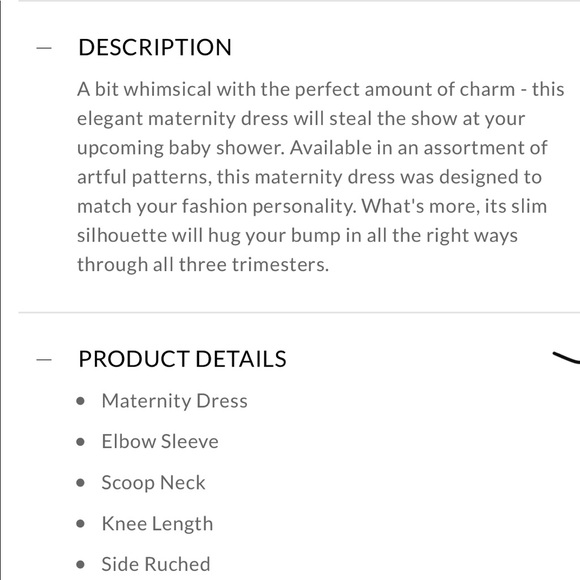 Maternity knit dress size S - Picture 3 of 6